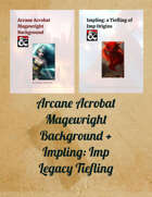 Arcane Acrobat Background + Impling Tiefling [BUNDLE]