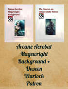 Arcane Acrobat Background + Unseen Warlock [BUNDLE]