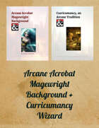 Arcane Acrobat Background + Curricumancy Wizard [BUNDLE]
