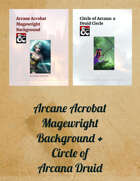 Arcane Acrobat Background + Circle of Arcana Druid [BUNDLE]