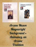 Arcane Mason Background + Animancy Wizard [BUNDLE]