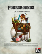 Foregrounds, A Character Option