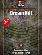 Ruins Atop Dream Hill battlemap w/Fantasy Grounds support - TTRPG Map