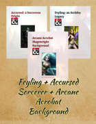 Feyling + Arcane Acrobat Background + Accursed Sorcerer [BUNDLE]