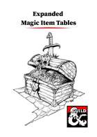 Expanded Magic Item Tables - Dungeon Masters Guild | Dungeon Masters Guild