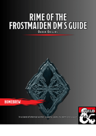 Rime Of The Frostmaiden Dungeon Master's Guide
