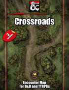 Crossroads battlemap w/Fantasy Grounds support - TTRPG Map