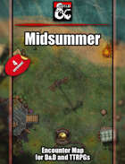 Midsummer Festival battlemap w/Fantasy Grounds support - TTRPG Map