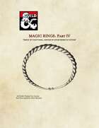 Magic Rings Part IV
