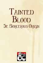 Tainted Blood Sorcerous Origin (5e)