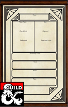 Paperforge Character sheet Bounty Board