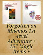 A New Year Game Forgotten Adventure + 157 Magic Items I-IV + [BUNDLE]