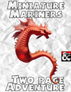 Two Page Adventure - Miniature Mariners