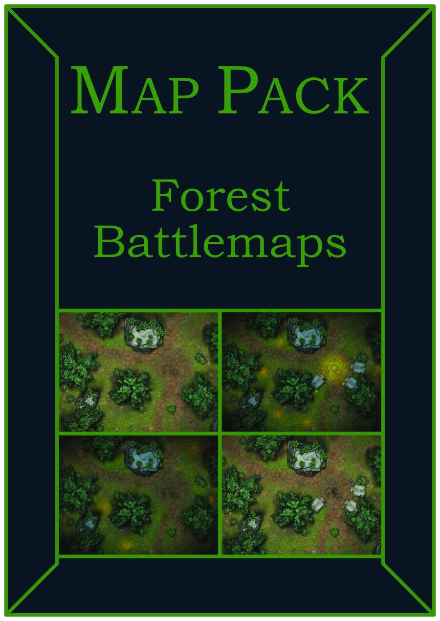Forest Encounter Map Pack - Dungeon Masters Guild | DriveThruRPG