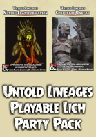 Untold Lineages: Playable Lich Party Pack  [BUNDLE]