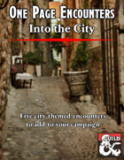 One Page Encounters: Into the City