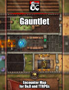 Gauntlet - obstacle course animated map pack w/Fantasy Grounds support - WEBM Animation - TTRPG Map