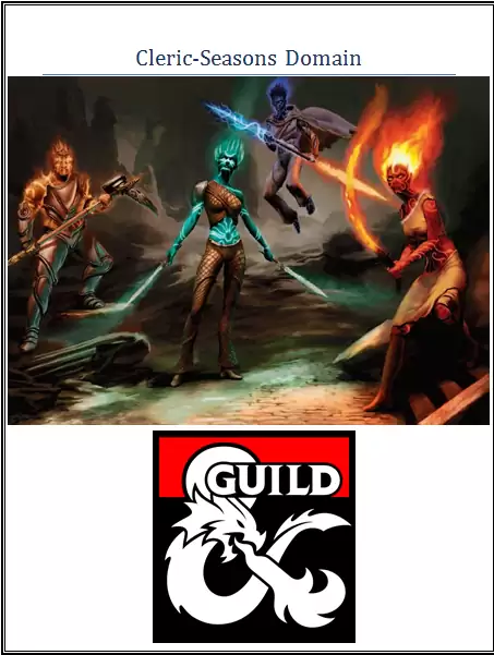 Cleric-Seasons Domain - Dungeon Masters Guild | DriveThruRPG