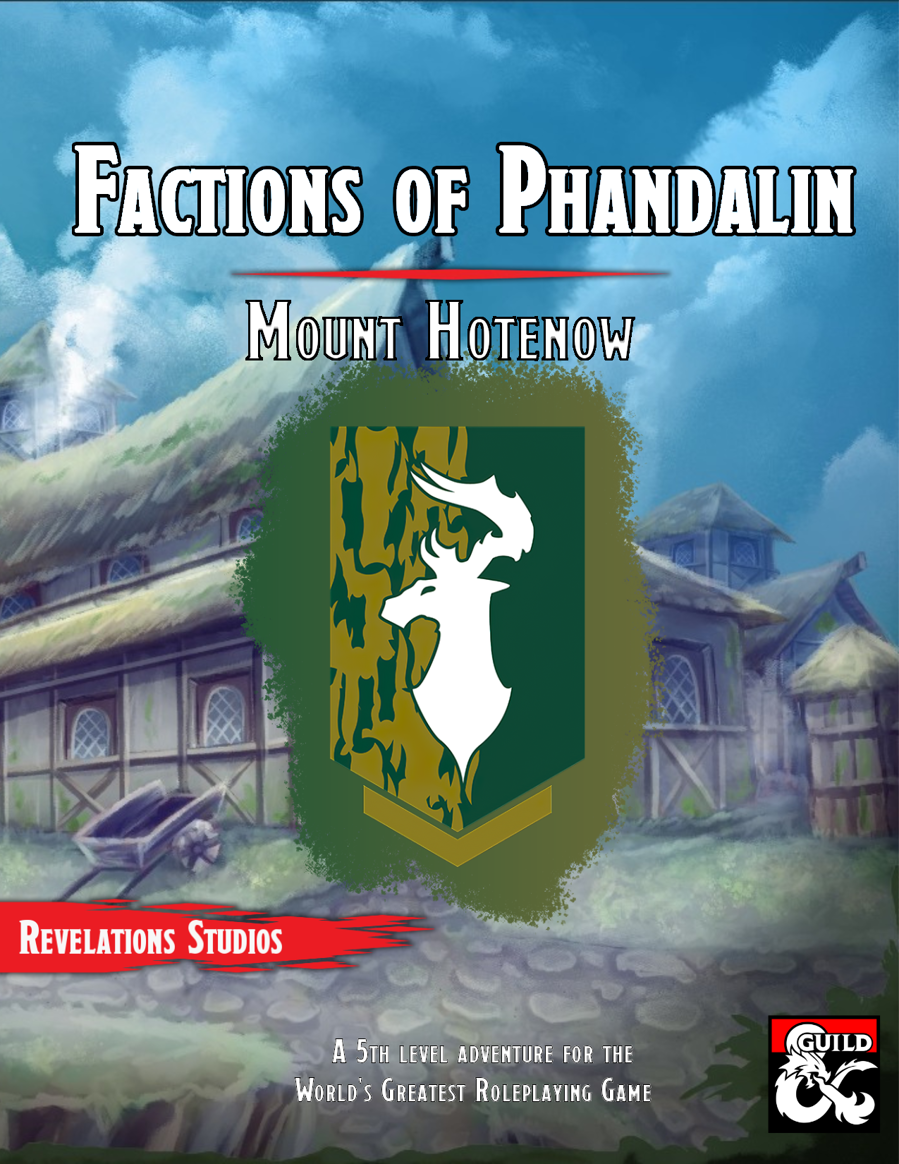 Cover of Factions of Phandalin - Mount Hotenow