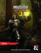 Inquisitor - Agents of the Faith [A complete class for D&D]