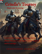 Crindle's Tourney: Simple Rules for Jousting