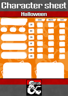 Character sheet - Halloween
