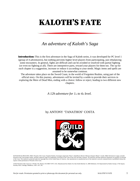 Kaloth's Fate