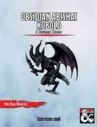 Obsidian Abishai Kobold (One Page Monster)
