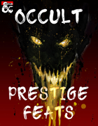 Occult Prestige Feats