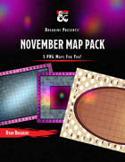 November Map Pack: 5 Gridded PNG Maps