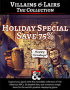 Villains & Lairs Holiday Special 2023 [BUNDLE]