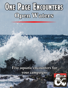 One Page Encounters: Open Waters