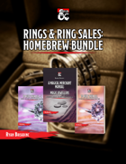Rings & Ring Sellers: Homebrew Pack for 5e [BUNDLE]