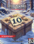 Owlvent Calendar #10 Let it Snow Ball