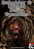 Beholder & Illithid Deity Symbols - STLs