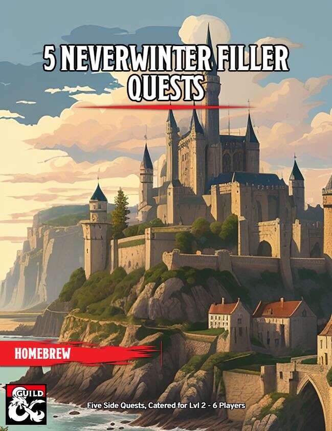 Neverwinter Filler Quests [With VTT Compatible Maps] - Dungeon Masters ...