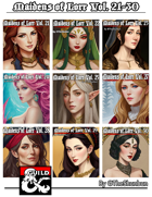 Maidens of Lorr Bundle Vol. 21-30 - 30 premade NPCs to use in your campaign!
