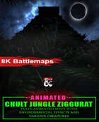 Animated Chult Jungle Ziggurat / Pyramid 8K Maps