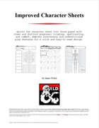 Improved Character Sheet