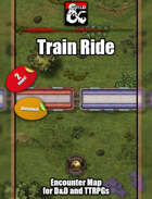 Train Ride - moving animated map pack w/Fantasy Grounds support - TTRPG Map