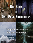 Big Book of One Page Encounters [BUNDLE]