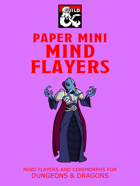 Paper Mini Mind Flayers