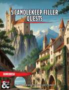Candlekeep Filler Quests [With VTT Compatible Maps]