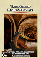 Untold Lineages - Mimic Variations