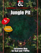 Jungle Pit - beautiful animated map pack w/Fantasy Grounds support - TTRPG Map