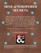 Mine of Whispered Secrets: a Level 3 One-Shot