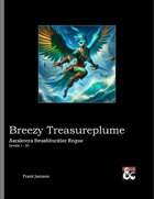 Breezy Treasureplume: Aarakocra Swashbuckler Rogue