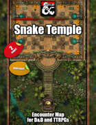 Snake Temple -  animated map pack w/Fantasy Grounds support - TTRPG Map