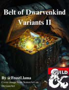 Belt of Dwarvenkind Variants II