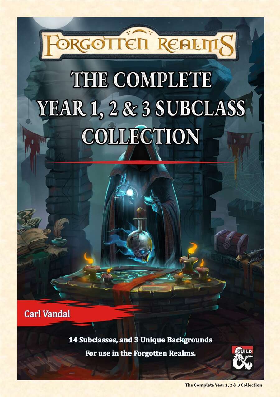 Year 1,2 & 3 Subclasses Collection [BUNDLE] - Dungeon Masters Guild ...